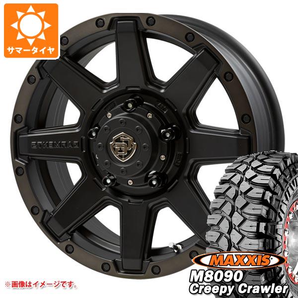 5本セット ジムニー用 サマータイヤ マキシス M8090 クリーピークローラー 6.50-16LT 100K 6PR クロスオーバーガーメンツ スタイルU 5.5-16
