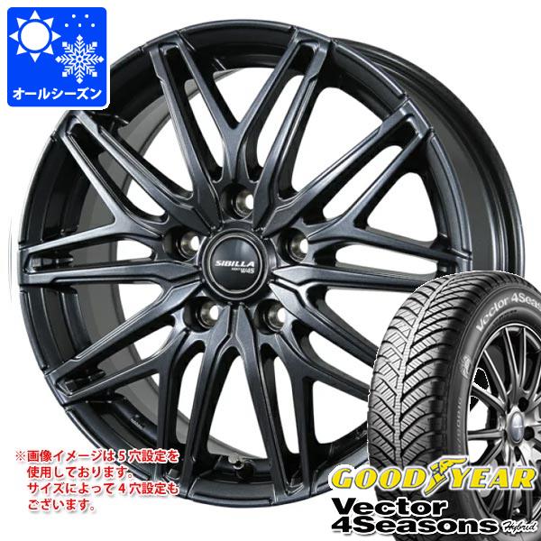 オールシーズン 225/45R18 91H グッドイヤー ベクター 4シーズンズ ハイブリッド シビラ ネクスト W45 7.5-18