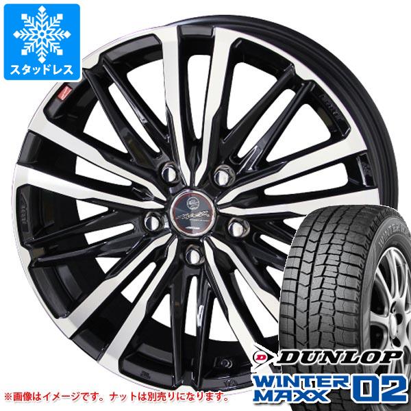 スタッドレスタイヤ ダンロップ ウインターマックス02 WM02 235/50R18 97Q スマック クレスト 8.0-18