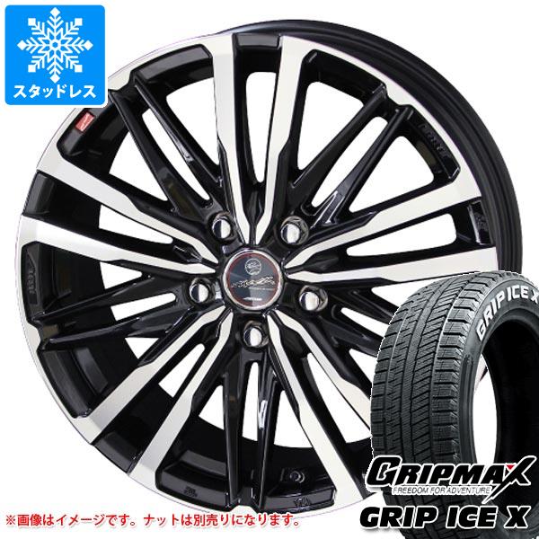 スタッドレスタイヤ グリップマックス グリップアイスエックス 225/50R18 99H XL ホワイトレター スマック クレスト 8.0-18