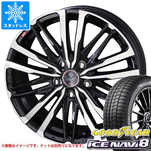 スタッドレスタイヤ グッドイヤー アイスナビ8 195/50R16 84Q スマック クレスト 6.5-16｜tire1ban