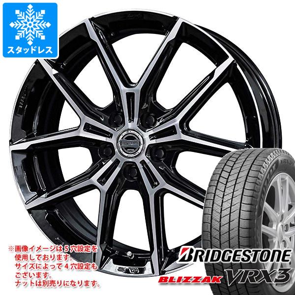 スタッドレスタイヤ ブリヂストン ブリザック VRX3 225/40R18 88Q スマック プラスEK M1 7.5-18