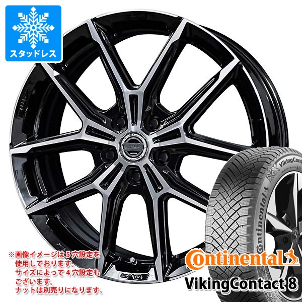 NorthContact - トヨタ 40系アルファード用 スタッドレス コンチネンタル ビュッフェ連係8 225/60R18 104H XL 平手打ち つけ加えるEK M1 車、バイク、自転車-冬タイヤ、ホイールセット-自動車
