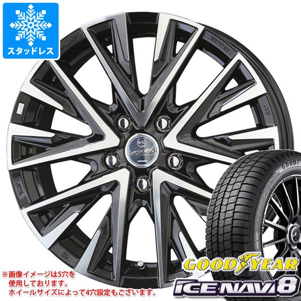 スタッドレスタイヤ グッドイヤー アイスナビ8 215/55R18 95Q スマック レジーナ 7.5-18
