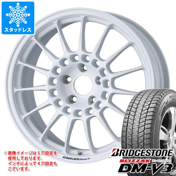 スタッドレスタイヤ ブリヂストン ブリザック DM V3 235/60R18 107Q XL エンケイ スポーツ RC T5 8.5 18 :sprct5l 32581:タイヤ1番