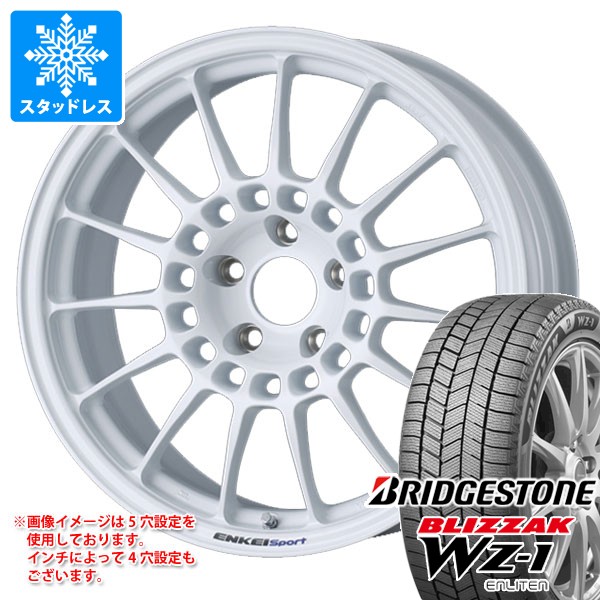スタッドレスタイヤ ブリヂストン ブリザック WZ-1 215/55R18 95Q 2025年11月発売サイズ エンケイ スポーツ RC-T5 8.0-18