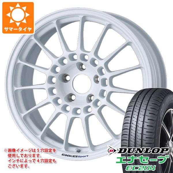 サマータイヤ 215/50R18 92V ダンロップ エナセーブ EC204 エンケイ スポーツ RC T5 8.0 18 :sprct5l 27634:タイヤ1番