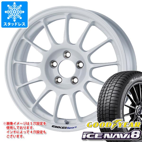 スタッドレスタイヤ グッドイヤー アイスナビ8 195/65R15 91Q エンケイ スポーツ RC-T5 6.5-15｜tire1ban