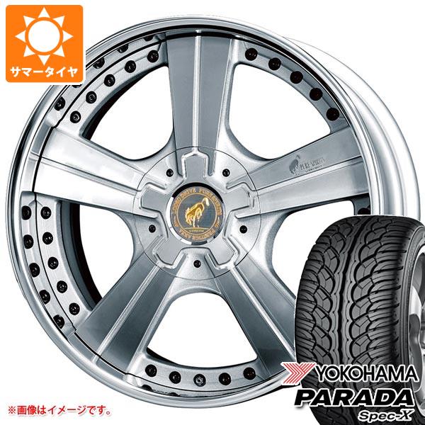 レクサス LX570用 サマータイヤ ヨコハマ パラダ スペック-X PA02 285/45R22 114V REINF  スーパースター ピュアスピリッツ オークス 10.0-22