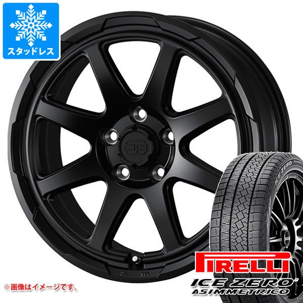 デリカD5用 スタッドレス ピレリ アイスゼロアシンメトリコ 225/65R17 106H XL スタットベルク