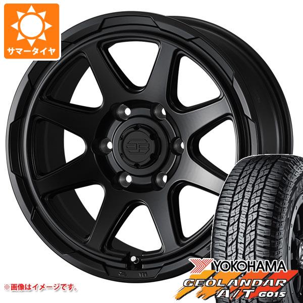 ハイラックス 120系用 サマータイヤ ヨコハマ ジオランダー A/T G015 265/65R17 112H ブラックレター スタットベルク 8.0 17 :staber6 22926 t80994yt:タイヤ1番