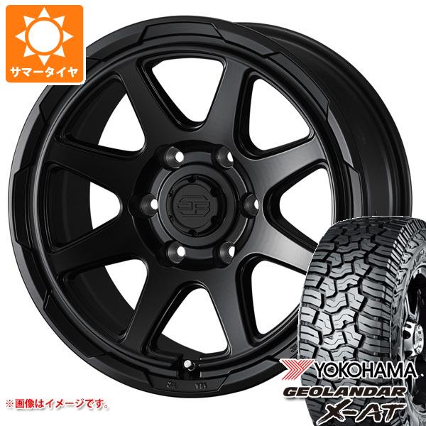 WEDS - 地べたクルーザー250用 炎節タイア ヨコハマ ジオランダー X-AT G016 LT265/70R18 124/121Q 黒いこと水茎の跡 スタットベルク 7.5-18