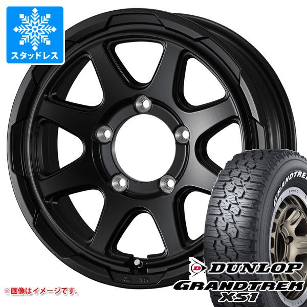 スズキ ジムニー用 スタッドレス ダンロップ グラントレック XS1 185/85R16 105/103L LT ホワイトレター スタットベルク