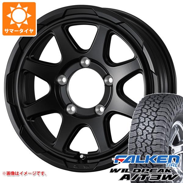 5本セット ジムニー用 サマータイヤ ファルケン ワイルドピーク A/T3W 175/80R16 91S スタットベルク 5.5-16