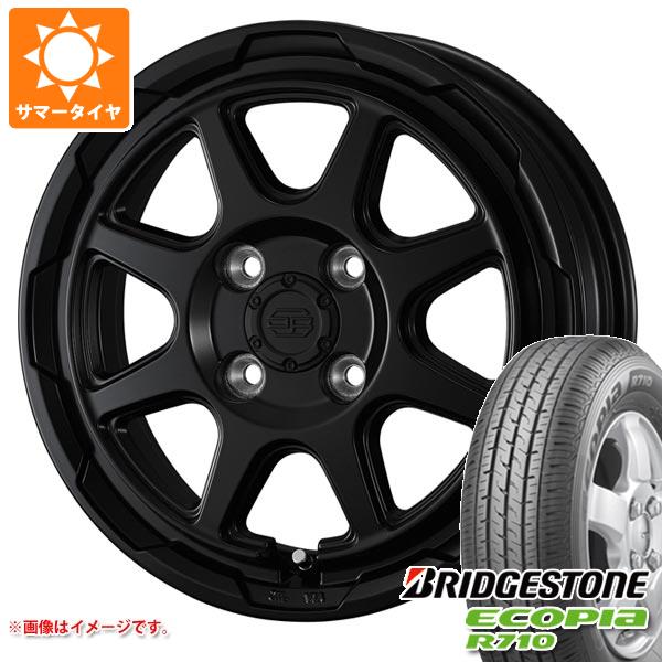 サクシード プロボックス 50系用 サマータイヤ ブリヂストン エコピア R710 165/80R14 91/90N (165R14 6PR相当) スタットベルク 5.0 14 :staberp 35114 t801040yt:タイヤ1番