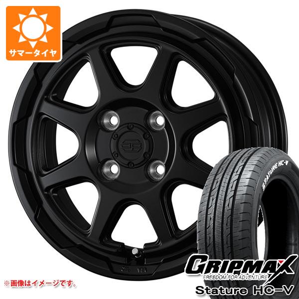 ハイゼットトラック S500系用 サマータイヤ グリップマックス スタチャー HC V 145/80R12 80/78Q ホワイトレター スタットベルク 3.5 12 :staberk 39751 d85752ht:タイヤ1番