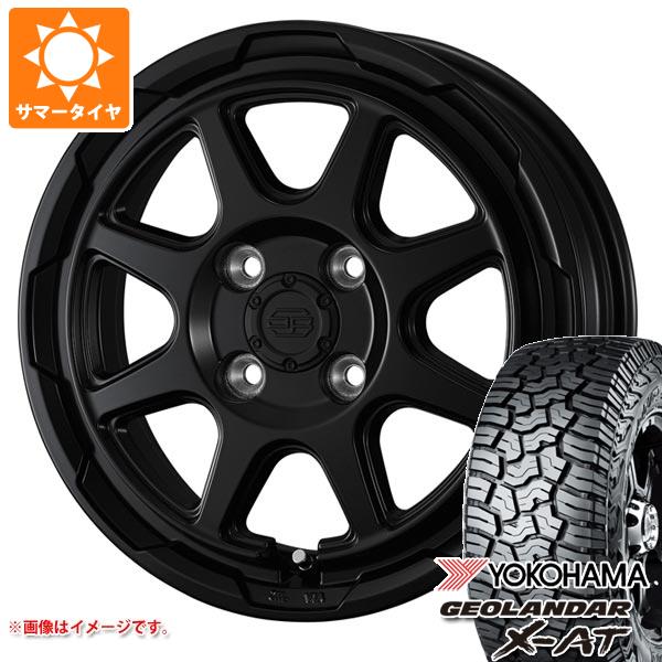 エブリイワゴン DA17W用 サマータイヤ ヨコハマ ジオランダー X-AT G016 LT165/65R14 81/78Q ブラックレター G016A スタットベルク 4.5-14｜tire1ban