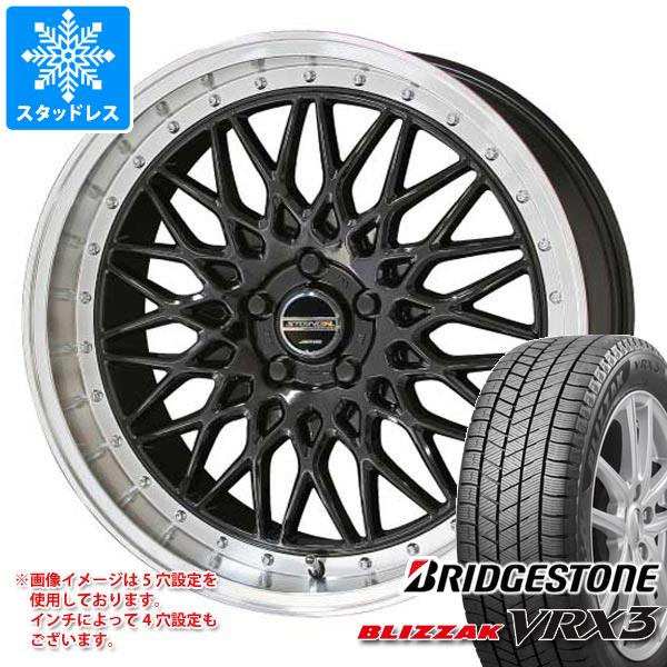 アルファード 40系用 スタッドレス ブリヂストン ブリザック VRX3 225/60R18 100Q シュタイナー FTX