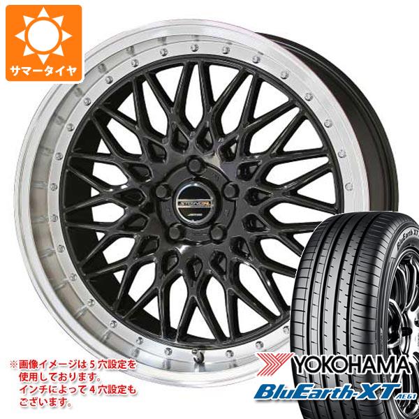 40系アルファード用 サマータイヤ ヨコハマ ブルーアースXT AE61 225/55R19 99V シュタイナー FTX 8.0 19 :stftxav 34385 t801084yt:タイヤ1番