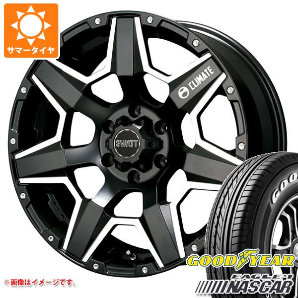 ハイエース 200系用 サマータイヤ グッドイヤー イーグル ＃1 ナスカー 215/60R17C 109/107R ホワイトレター クライメイト スワット 6.5 17 :swatth 14403 t80968yt:タイヤ1番