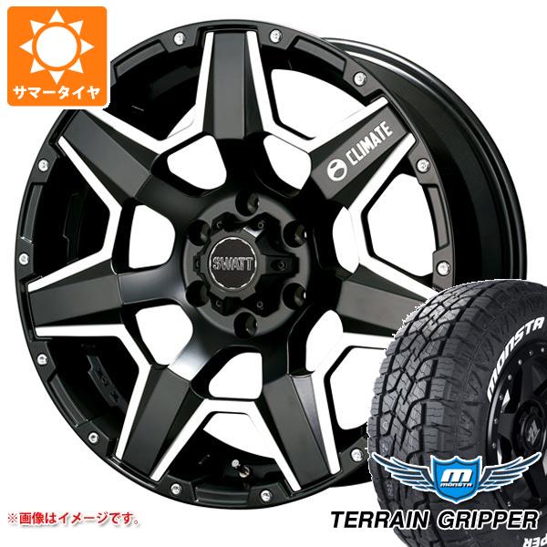 5本セット トヨタ FJクルーザー 10系用 サマータイヤ モンスタ テレーングリッパー LT285/70R17 121/118R ホワイトレター クライメイト スワット 8.0-17