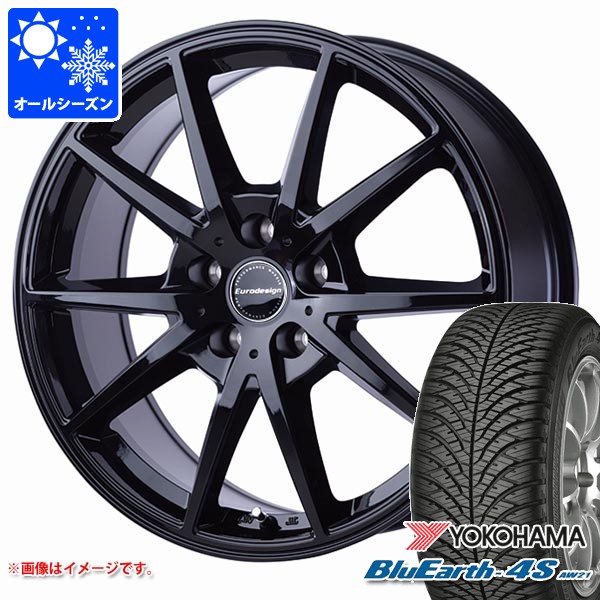 MINI クラブマン F54用 オールシーズンタイヤ ヨコハマ ブルーアース4S AW21 225/45R17 94V XL ユーロデザイン スウィンドン