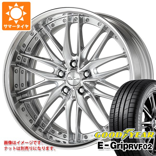 WORK - 朱夏タイア 245/40R20 99W XL グッドイヤー エフィシエントグリップ RVF02 細工物 シュヴァート クヴェル2 8.5-20 夏タイヤ、ホイールセット-車、バイク、自転車