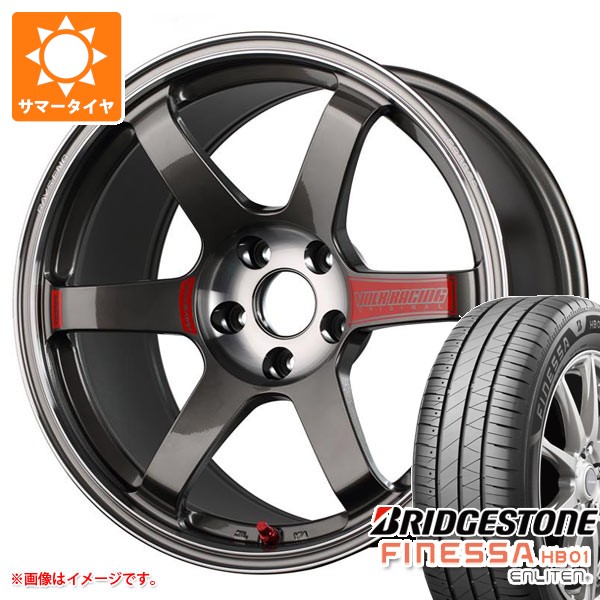 サマータイヤ 245/40R18 97W XL ブリヂストン フィネッサ HB01 レイズ ボルクレーシング TE37 サーガ SL 8.5-18
