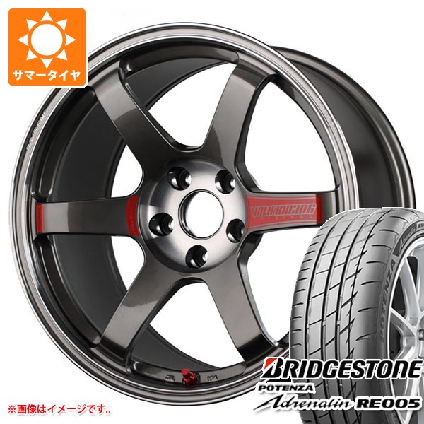 サマータイヤ 245/40R18 97Y XL ブリヂストン ポテンザ アドレナリン RE005 レイズ ボルクレーシング TE37 サーガ SL 8.5-18