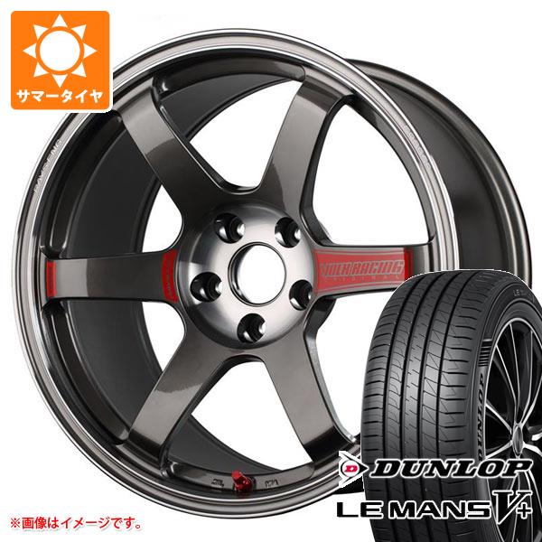 サマータイヤ 245/50R18 100W ダンロップ ルマン5 LM5+ レイズ ボルクレーシング TE37 サーガ SL 8.5-18
