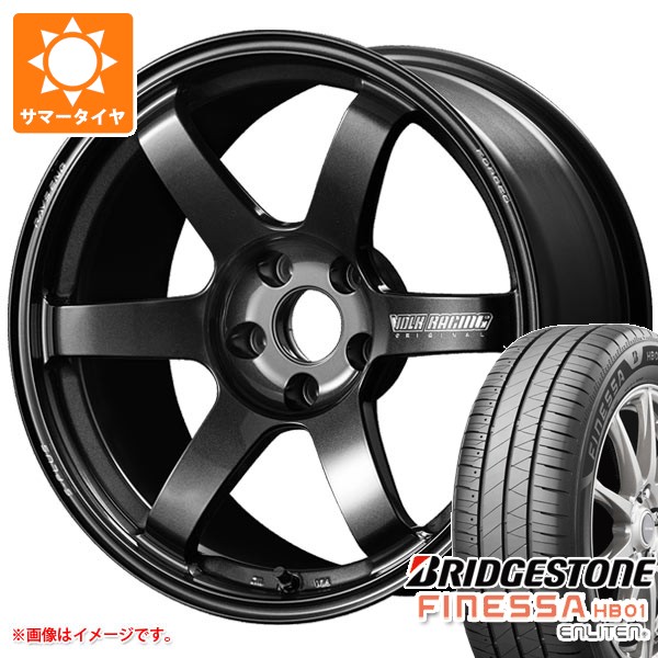 サマータイヤ 215/55R17 94V ブリヂストン フィネッサ HB01 レイズ ボルクレーシング TE37 サーガ Sプラス 7.5-17