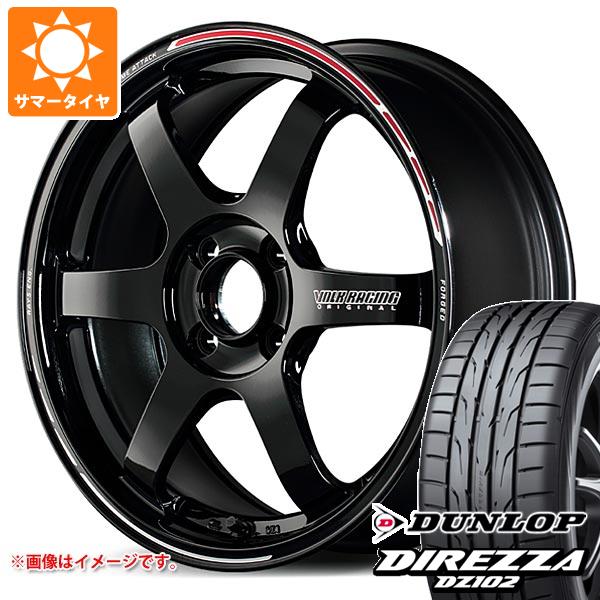 サマータイヤ 195/45R16 84W XL ダンロップ ディレッツァ DZ102 レイズ ボルクレーシング TE37 ソニック タイムアタックエディション 6.5-16
