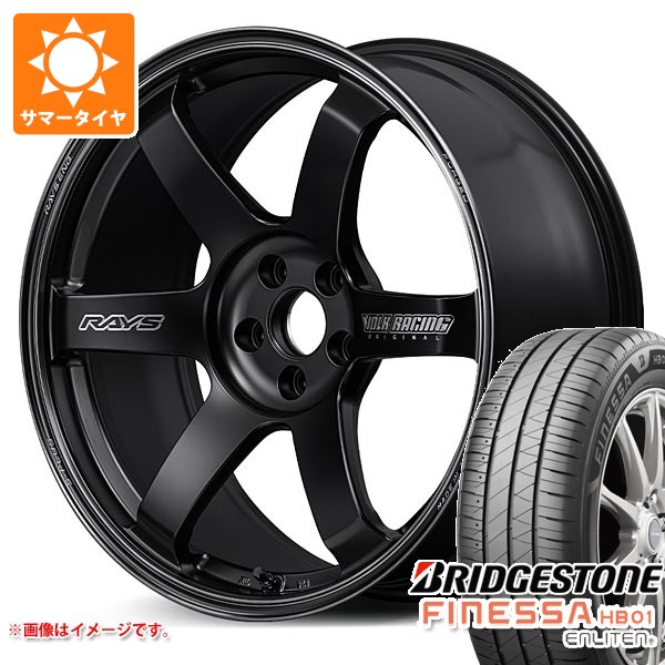 RAYS - 朱夏タイア 245/45R19 102W XL ブリヂストン フィネッサ HB01 レイズ ボルクレーシング TE37 サーガ Sつけ加える 黒いこと影ぼうし 8.5-19 夏タイヤ、ホイールセット-タイヤ、ホイール
