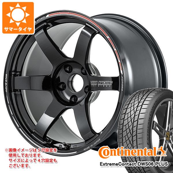 サマータイヤ 215/50R17 95W XL コンチネンタル エクストリームコンタクト DWS06 プラス レイズ ボルクレーシング TE37 サーガ Sプラス タイムアタックED 7.5-17｜tire1ban