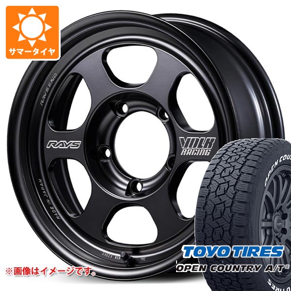 RAYS - スズキ ジムニーシエラ JB74W用 炎節タイア トゥーヨー 明けひろげカントリー A/T3 215/70R16 100T 白いこと水茎の跡 ボルクレーシング TE37XT for J BS 5.5-16