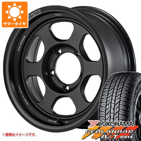 ジムニー JB64W用 サマータイヤ ヨコハマ ジオランダー A/T G015 LT225/75R16 115/112R アウトラインホワイトレター ボルクレーシング TE37XT for J UL 5.5 16 :t37xtulj 22941 s861004zk:タイヤ1番