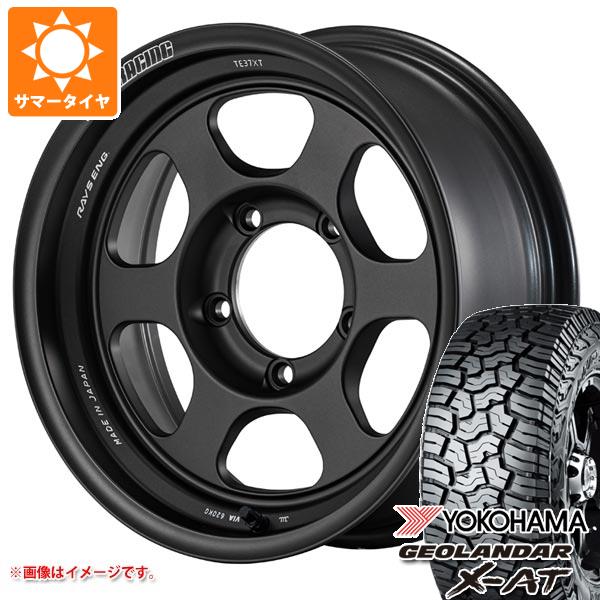 ジムニー JB64W用 サマータイヤ ヨコハマ ジオランダー X AT G016 LT215/70R16 100/97Q ブラックレター レイズ ボルクレーシング TE37XT for J UL 5.5 16 :t37xtulj 36857 s86768zk:タイヤ1番