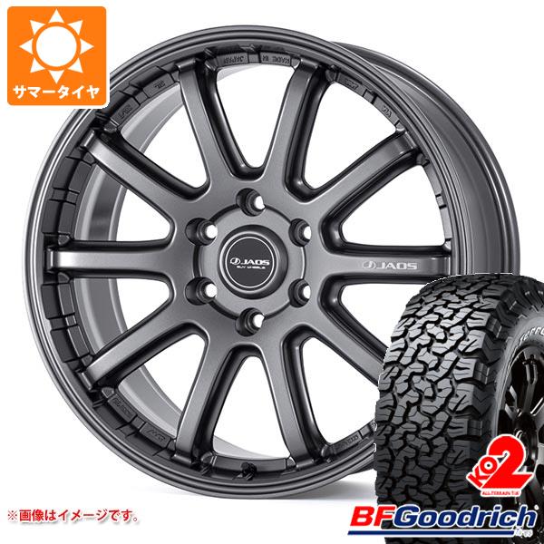 ランドクルーザー 300用 サマータイヤ BFグッドリッチ オールテレーンT/A KO2 LT275/55R20 115/112S ブラックレター ジャオス トライブ クロス 9.0 20 :tcros3mg 26776 t801049yt:タイヤ1番