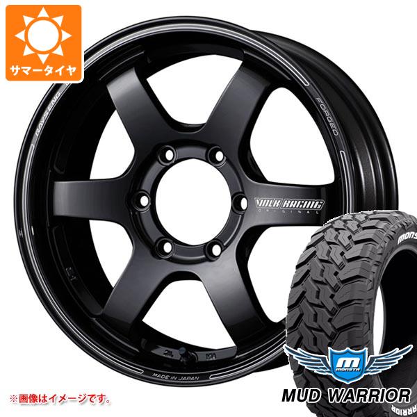 ランドクルーザー プラド 150系用 サマータイヤ モンスタ マッドウォーリアー LT265/60R18 119/116Q ホワイトレター レイズ ボルクレーシング TE37SB 8.5-18