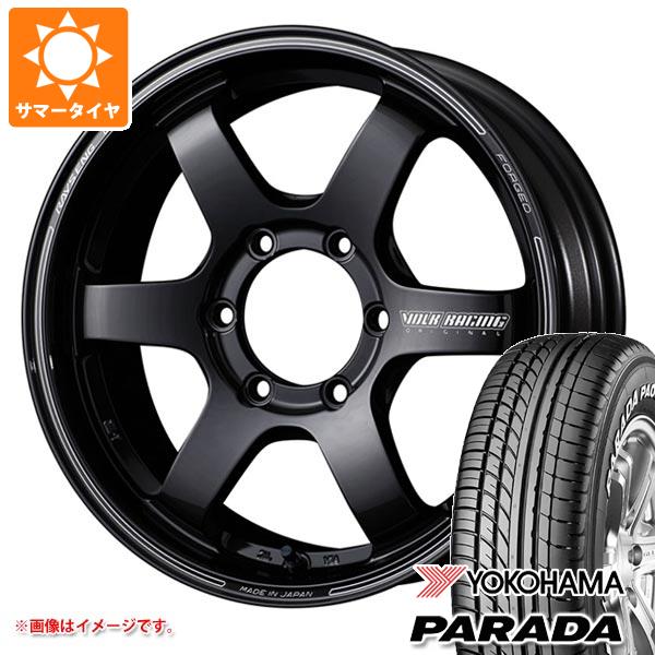 ハイエース 200系用 2026年製 サマータイヤ ヨコハマ パラダ PA03 225/50R18C 107/105H ブラックレター レイズ ボルクレーシング TE37SB 8.0-18