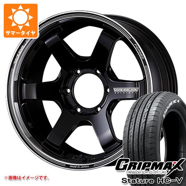 ハイエース 200系用 サマータイヤ グリップマックス スタチャー HC V 225/50R18C 107/105H ホワイトレター レイズ ボルクレーシング TE37SB ツアラー 8.0 18 : t37sbth 39755 t80969yt : タイヤ1番