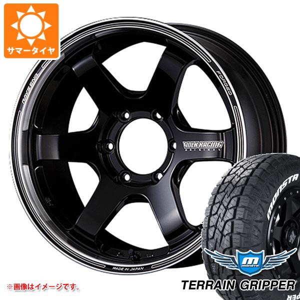 サマータイヤ 265/60R18 114T XL モンスタ テレーングリッパー ホワイトレター レイズ ボルクレーシング TE37SB ツアラー 8.5-18
