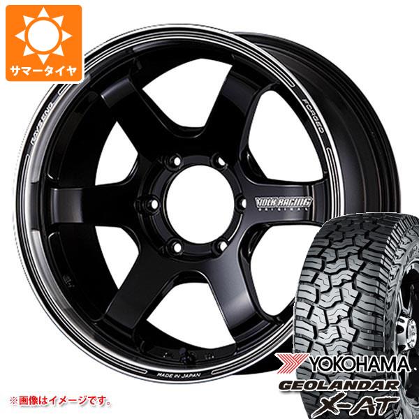 ランドクルーザー プラド 150系用 サマータイヤ ヨコハマ ジオランダー X-AT G016 265/65R18 114T ブラックレター TE37SB ツアラー 8.5-18