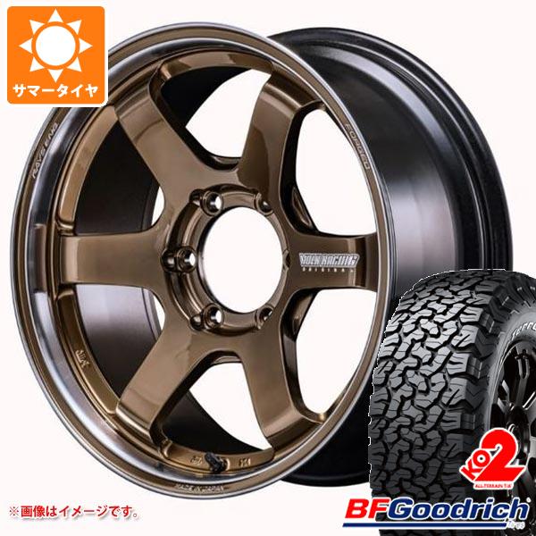 ハイラックス 120系用 サマータイヤ BFグッドリッチ オールテレーンT/A KO2 LT265/60R18 119/116S ブラックレター ボルクレーシング TE37SB ツアラー SR 8.5 18 :te37sr6 24241 t80997yt:タイヤ1番