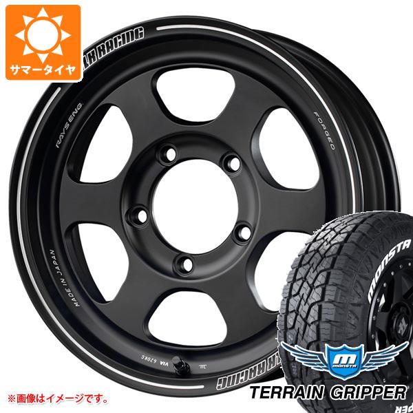 5本セット ジムニー用 サマータイヤ モンスタ テレーングリッパー 175/80R16 91S ホワイトレター レイズ ボルクレーシング TE37XT FOR J 5.5 16 : te37xtj 41067 s86740zk 5 : タイヤ1番