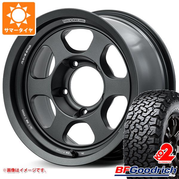 ランドクルーザー70 GRJ76K用 サマータイヤ BFグッドリッチ オールテレーンT/A KO2 LT285/75R16 116/113R ホワイトレター ボルクレーシング TE37XT LTD 8.0-16｜tire1ban