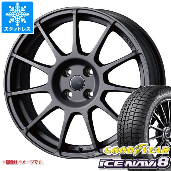 フィアット パンダ 139系用 スタッドレス グッドイヤー アイスナビ8 185/55R15 82Q テクマグ タイブ211R｜tire1ban