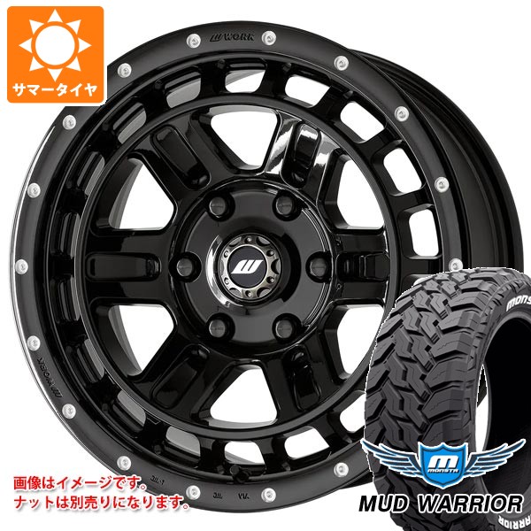 5本セット トヨタ FJクルーザー 10系用 サマータイヤ モンスタ マッドウォーリアー LT265/70R17 121/118Q ホワイトレター クラッグ T-グラビック2 MC+ 8.0-17