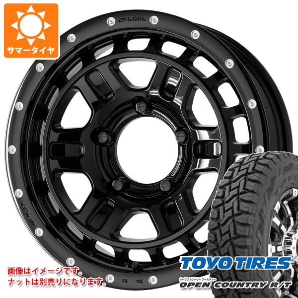 WORK - 5本仕かける スズキ ジムニーノマド JC74W用 炎節タイア 明けひろげカントリー R/T 185/85R16 105/103N LT 白いこと水茎の跡 クラッグ T-グラビック2 MC+ 5.5-16