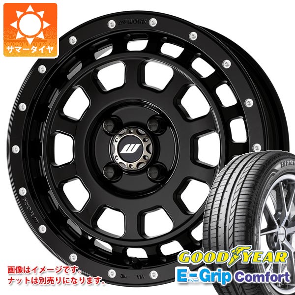ダイハツ タフト LA900系用 サマータイヤ グッドイヤー エフィシエントグリップコンフォート 175/65R15 84H ワーク クラッグ T-グラビック MC+ 5.0-15